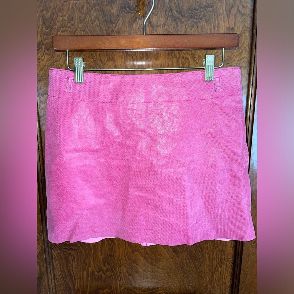 Leather Y2K mini skirt Size 7/8